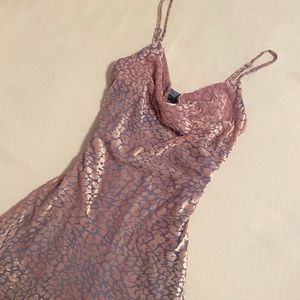 NWT Cowl neck mini dress